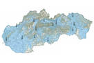 Pozemné vysielanie - mapa pokrytia MUX 1